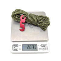 Reflective Windproof Nylon Tent Rope for Outdoor Camping and Awnings
