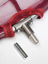 Folding Stainless Steel Fishing Net Head Screw Connector for 8mm Interface