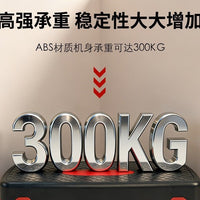 Aerobic Stepper Platform for Fitness and Exercise, Adjustable Workout Step Bench for Home Gym
