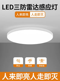Motion Sensor LED Ceiling Light for Hallways and Corridors