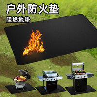 Fire Pit Mat Heat Resistant Fireproof Pad for Outdoor Grilling Deck Patio Lawn