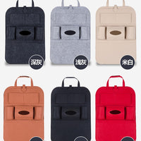 Felt Car Backseat Organizer with Multi-Pocket Storage