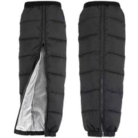 Lambswool Lined Knee Warmers for Winter Cycling and Motorcycling