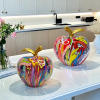 Resin Apple Ornament for Home Decor, Entryway, Shelves, New Home Decoration, Christmas Gift