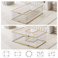 Modular Pet Playpen for Small to Medium Dogs and Cats, Easy Assembly Indoor/Outdoor Pet Enclosure