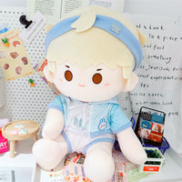 40cm Cotton Doll Outfit Set - Hoodie, Vest, Pants, Hat for Male Dolls