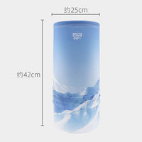 Unisex Summer Ice Silk Neck Gaiter with Ear Loops - UV Protection for Outdoor Cycling & Sports