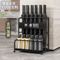 Freestanding Umbrella Holder Stand with Drip Tray for Home or Office Entryway