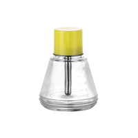Nail Art Pump Dispenser Bottle for Alcohol and Remover, Leak-Proof Glass Container