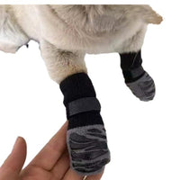 Pet Anti-Slip Indoor Socks for Cats and Dogs, Warm Paw Protectors for Small to Large Breeds