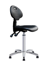 Anti-Static Lab Chair with Adjustable Height for Cleanroom, Workshop, and Medical Use