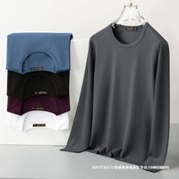 Men's Modal Cotton Long Sleeve Crew Neck T-Shirt