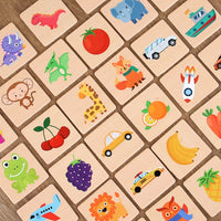 Montessori Wooden Shadow Matching Puzzle Game for Preschool Kids Early Education