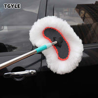Car Dusting Mop with Cotton Thread Head for Vehicle Cleaning and Detailing