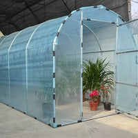 Portable Walk-in Greenhouse with Reinforced Cover for Garden Plants