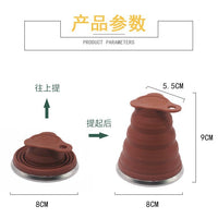Collapsible Silicone Travel Cup with Lid - Reusable & Portable Drinking Mug