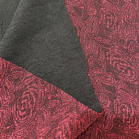 Jacquard Peony Polyester Spandex Fabric for Apparel and Footwear