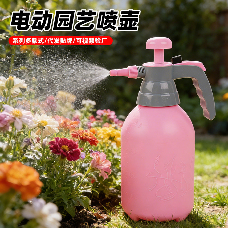 2L Pressurized Garden Sprayer for Watering and Disinfection