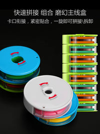Pre-Rigged Fishing Line Set with Silicone Spool for Freshwater Angling