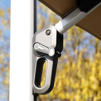 Outdoor Cantilever Patio Umbrella with Aluminum Pole, UV Protection, Square