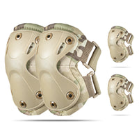 Kids' Adjustable Cycling Knee and Elbow Pads for Outdoor Sports