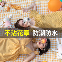 Thickened Picnic Blanket Double-Sided Waterproof Foldable Outdoor Camping Mat