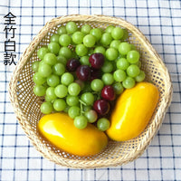 Handwoven Bamboo Hexagonal Basket Fruit Plate