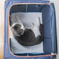 Foldable Pet Birthing Tent for Cats, Enclosed Whelping Box for Pregnant Queens