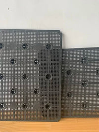 Planter Box Drainage Grid Mat for Root Rot Prevention - Breathable and Trimmable Plastic Water Barrier