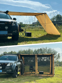 Jiansen Outdoor Car Side Awning Tent for RVs, Sunshade Canopy for Camping and Off-road Vehicles