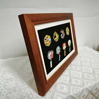 Commemorative Badge Display Frame for Milk Tea Souvenirs and Cultural Tourism Ice Stickers
