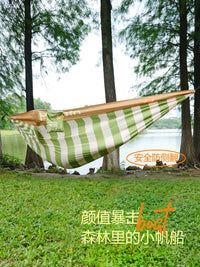 MOTATA Outdoor Lightweight 3-Person Family Camping Hammock with Anti-Tip Design