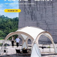 Portable Mongolian Yurt Dome Tent Outdoor Sunshade Canopy for Camping and Beach