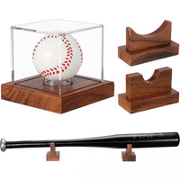 Acrylic Baseball Display Case Clear Dustproof Storage Box Square Ping Pong Ball Holder