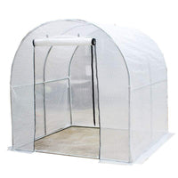 Portable Walk-in Greenhouse with Steel Frame for Plants, Flowers, and Vegetables