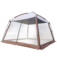 Outdoor Camping Sunshade Tent Beach Canopy with Mesh for BBQ Windproof Rainproof