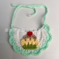 Pet New Year Bandana and Hat Set for Dogs and Cats - Festive Lion Dance Dragon Hat and Scarf