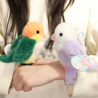 Cute Parrot Plush Toy Snap Bracelet or Keychain Bag Charm