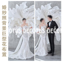 Hand-Kneaded Imported Washi Paper for Wedding Background Decoration, Large Handmade Paper Art Flower Material, Dyed Crepe Paper Wholesale
