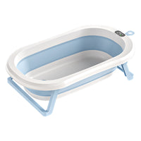 Foldable Baby Bathtub Large Portable Infant Bath Tub for Newborns and Toddlers
