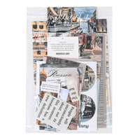 Xinqi 25-Sheet Summer Freedom Landscape Sticker Pack for Journals and Decor