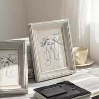 Modern Minimalist American Style Photo Frame for Tabletop or Wall Mounting, 6-16 Inch Family Photo Display