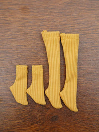 Ribbed Socks for Blythe, OB22, OB24, Azone, and 19-Joint Dolls