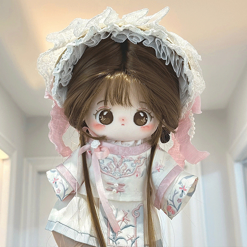 20cm Cotton Doll Ancient Style Outfit Set - Chinese Traditional Clothing for Plush Dolls
