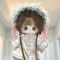 20cm Cotton Doll Ancient Style Outfit Set - Chinese Traditional Clothing for Plush Dolls