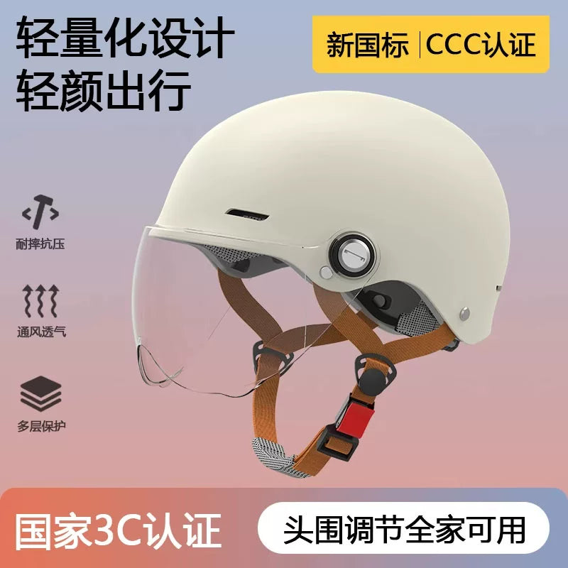 C3 Certified Electric Scooter Helmet for Men and Women, Lightweight Sun Protection, All-Season Universal Safety Helmet