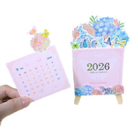 2026 Desktop Easel Calendar Creative Desk Calendar Gift