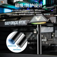 GPU Brace Support Jack for RTX 4090 3070Ti Graphics Cards, Adjustable Alloy Anti-Sag Holder with Magnetic Base
