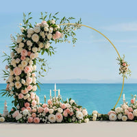 Round Metal Arch for Wedding & Party Decorations