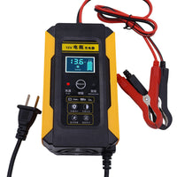 12V 6A Smart Battery Charger for Car Motorcycle Lead-Acid Batteries